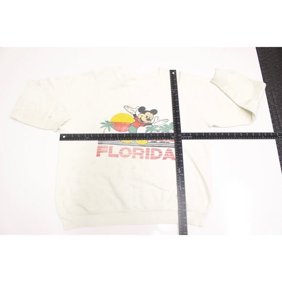 Vintage Walt Disney Mickey Mouse Florida Sweatshirt Large - Picture 7 of 9